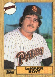 1987 Topps Baseball Cards      275     LaMarr Hoyt